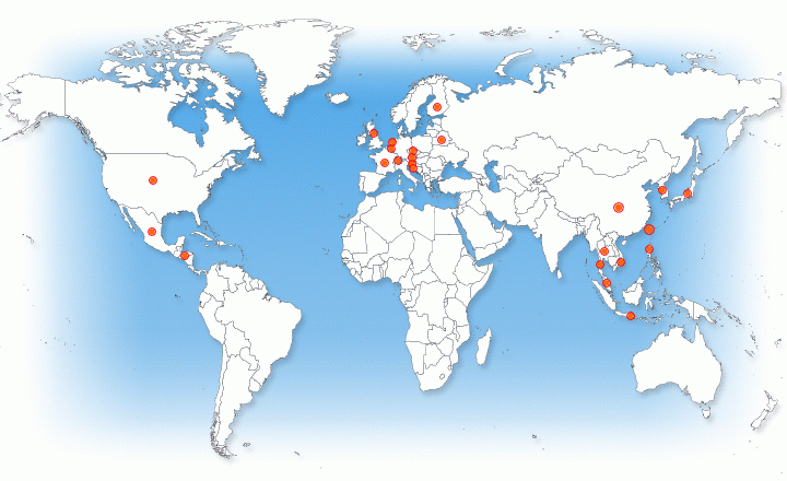 Business Sales Territory of LONG Automatic Machinery